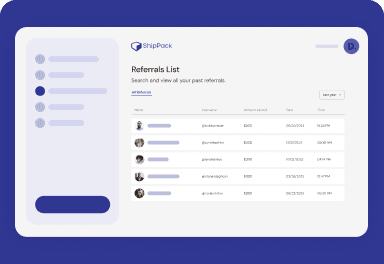Easily track you referrals